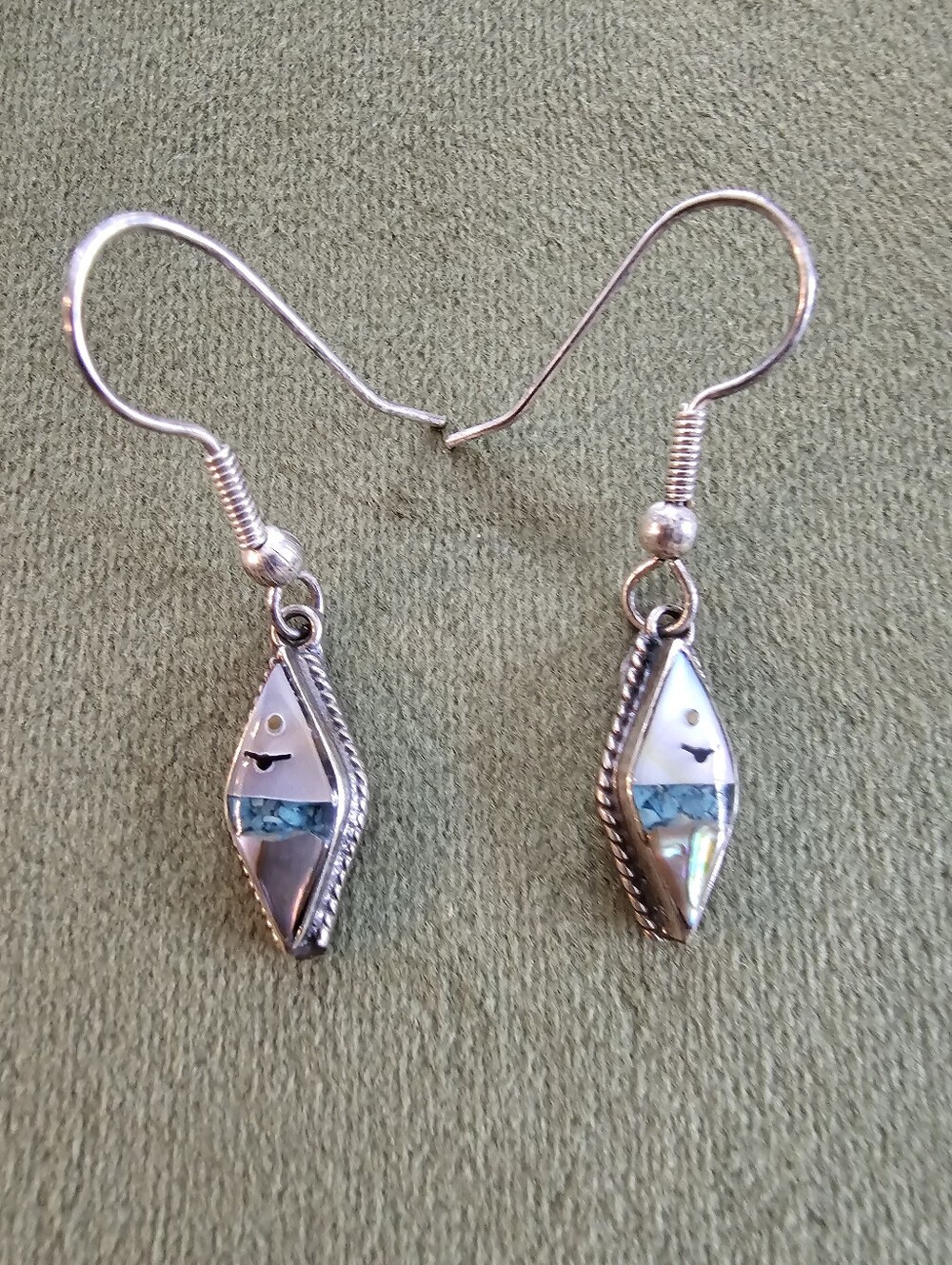 Vintage Mexico Silver Earrings